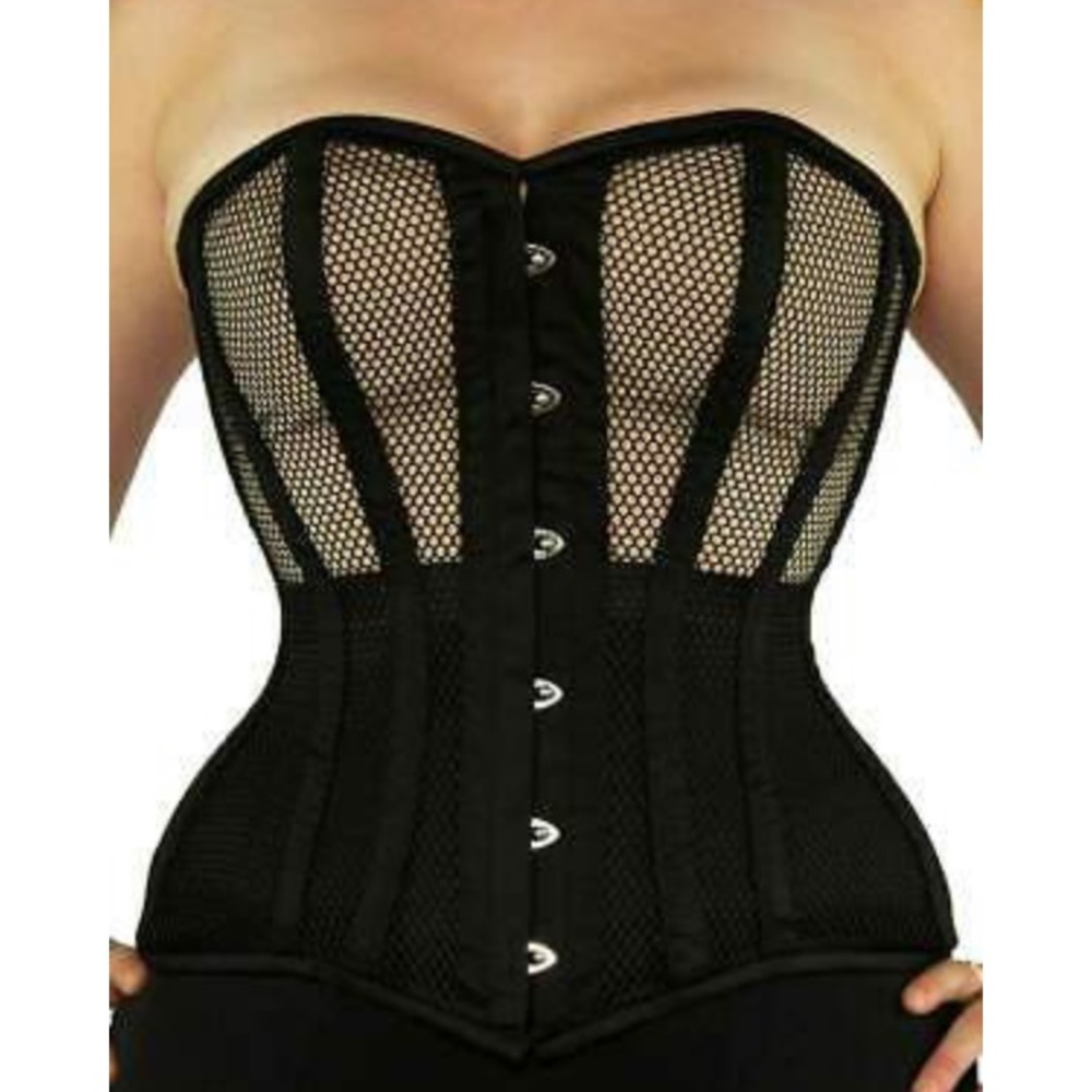 Orchard 511 Corset Waist-Training Mesh Steel-boned Overbust -No Tag